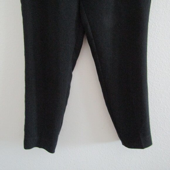 Aritzia Wilfred Pants 2 Black Pull On Tapered Leg Business Casual Work Capsule - Picture 3 of 10
